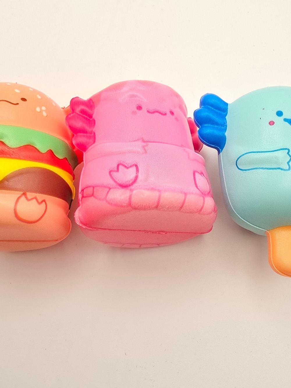 Cheerful Axolotl Squishy Kids Set Slow-Rise Stress Toy - Picture 2 of 2